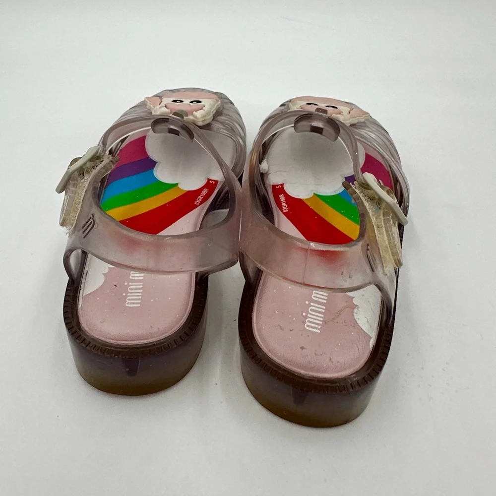 Mini Melissa Possession Unicorn Sandals Size 10 - Picture 5 of 7